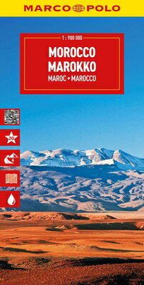 Morocco Marco Polo Map MAP-MOROCCO MARCO POLO MAP （Marco Polo Maps） [ Marco Polo ]