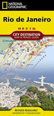Rio de Janeiro Map MAP-RIO DE JANEIRO MAP 2015/E （National Geographic Destination City Map） [ National Geographic Maps ]