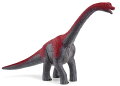 ブラキオサウルスはこれまで地上に存在した中で最大の生き物。体長は23メートルにもおよび、これは25メートルプールとほぼ同じ長さ！体高は13メートルで、他の恐竜たちを圧倒している。
背中の燃えるような赤がとても危険に見えるけど、本当の彼は違う。性格はとても穏やかで植物しか口にしないんだ。ふう、助かった！
【シュライヒについて】
1935年に設立されたシュライヒはドイツ有数のおもちゃメーカーであり、本物そっくりの動物フィギュアのメーカーとして世界的にもその名を知られています。
今日でもフィギュアやプレイワールドのデザイン、制作ツールの製造、品質・安全性テストのすべてをドイツ国内で行っています。
制作はドイツ本社および国外の製造施設で行っています。【対象年齢】：5歳以上【商品サイズ (cm)】(幅×高さ×奥行）：29×17.6×12