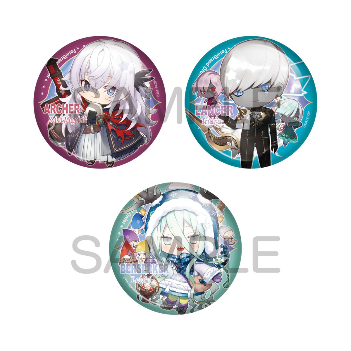 「Fate／Grand Order」からきゃらとりあ缶 Vol．23が登場！【対象年齢】：15歳以上【商品サイズ (cm)】(幅×高さ）：5.6×5.6