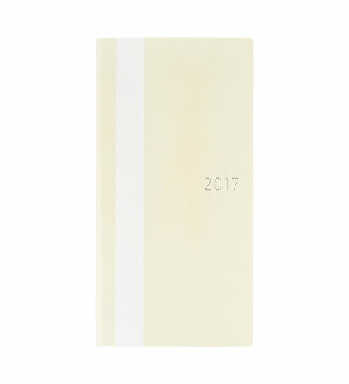 ほぼ日手帳 2017 weeks ホワイトライン・アイボリー（1月始まり） ウィークリー