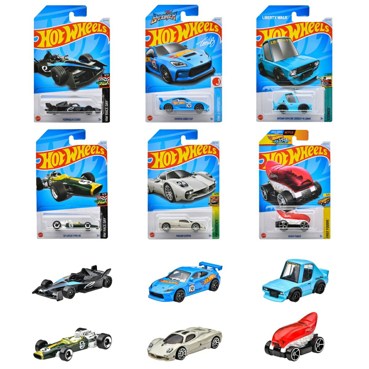 ホットウィール(Hot Wheels) ベーシックカー Mアソート 36台入り BOX販売 乗り物おもちゃ ミニカー 3歳から マルチ 98MM-C4982