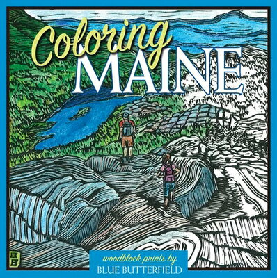 COLORING MAINE Blue Butterfield ISLANDPORT PR2016 Paperback English ISBN：9781944762063 洋書 Family life & Comics（生活＆コミック） Games
