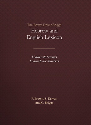 A trio of eminent Old Testament scholars" Francis Brown, R. Driver, and Charles Briggs" spent over twenty years researching, writing, and preparing "The Brown-Driver-Briggs Hebrew and English Lexicon." Since it first appeared in the early part of the twentieth century, BDB has been considered the finest and most comprehensive Hebrew lexicon available to the English-speaking student. Based upon the classic work of Wilhelm Gesenius, the "father of modern Hebrew lexicography," BDB gives not only dictionary definitions for each word, but relates each word to its Old Testament usage and categorizes its nuances of meaning. BDB's exhaustive coverage of Old Testament Hebrew words, as well as its unparalleled usage of cognate languages and the wealth of background sources consulted and quoted, render BDB and invaluable resource for all students of the Bible.
" From the publisher's preface