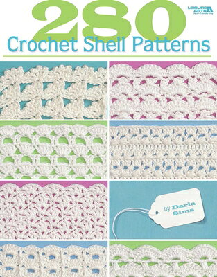 There are plenty of choices in this compendium of 280 different shell stitches for creating fashionable crochet designs.