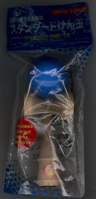 【バーゲン本】スタンダードけん玉　青　STANDARD　ONE-16