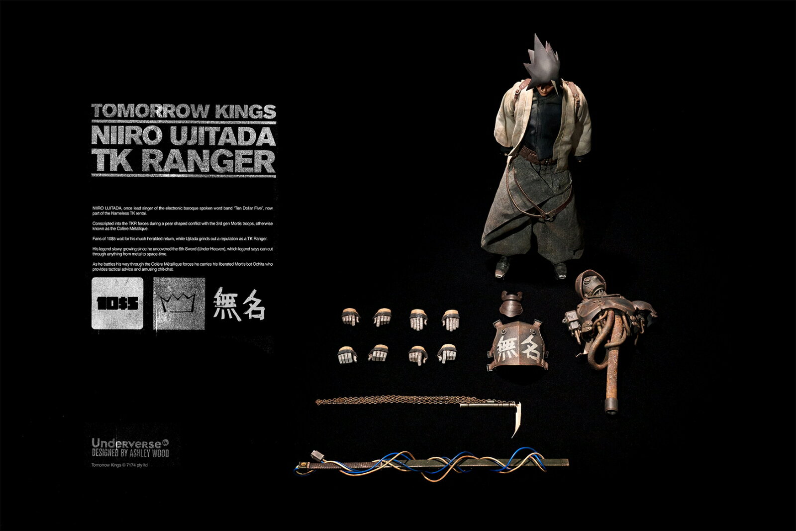 Underverse TOMORROW KINGS(トゥモローキングス) TK RANGER NIIRO UJITADA 1/6スケール 【31672067】 (可動フィギュア)