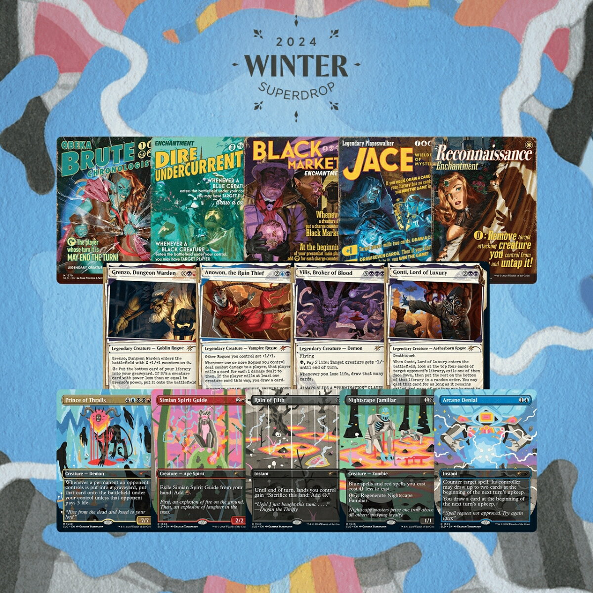 マジック：ザ・ギャザリング Secret Lair Winter Superdrop 2024 Dark Mysteries Bundle Non-Foil Edition 【クレジットカード決済限定】