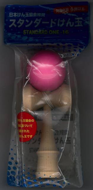 【バーゲン本】スタンダードけん玉　ピンク　STANDARD　ONE-16