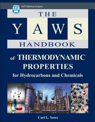 Written by one of the most prolific and well-respected chemical engineers that the industry has ever produced, this is the most comprehensive and thorough volume ever written on thermodynamic properties for hydrocarbons and chemicals. Carl Yaws is the world's foremost authority on vapor pressure and the properties of chemicals and he again proves it in this follow up to his important work published in 2005 by GPC Books, Yaws? Handbook of Physical Properties for Hydrocarbons and Chemicals. Covering the thermodynamic properties of hydrocarbons and chemicals, this volume covers the spectrum, including on the heat capacity of liquids, the entropy of formation and many other topics.