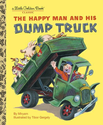 A happy man thrills a group of farm animals when he takes them for a joy ride in his dump truck. This book is a true classic illustrated by the inimitable Tibor Gergely.