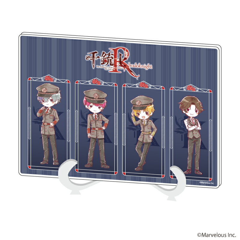 アクリルアートボード(A5サイズ)「千銃士:Rhodoknight」10/カサリステ 士官学校制服ver.(グラフアートイラスト)【グッズ】
