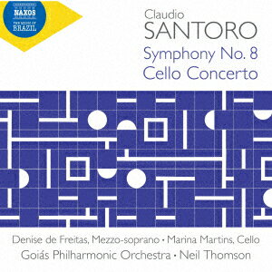 クラウジオ・サントロ:交響曲第8番、チェロ協奏曲 他