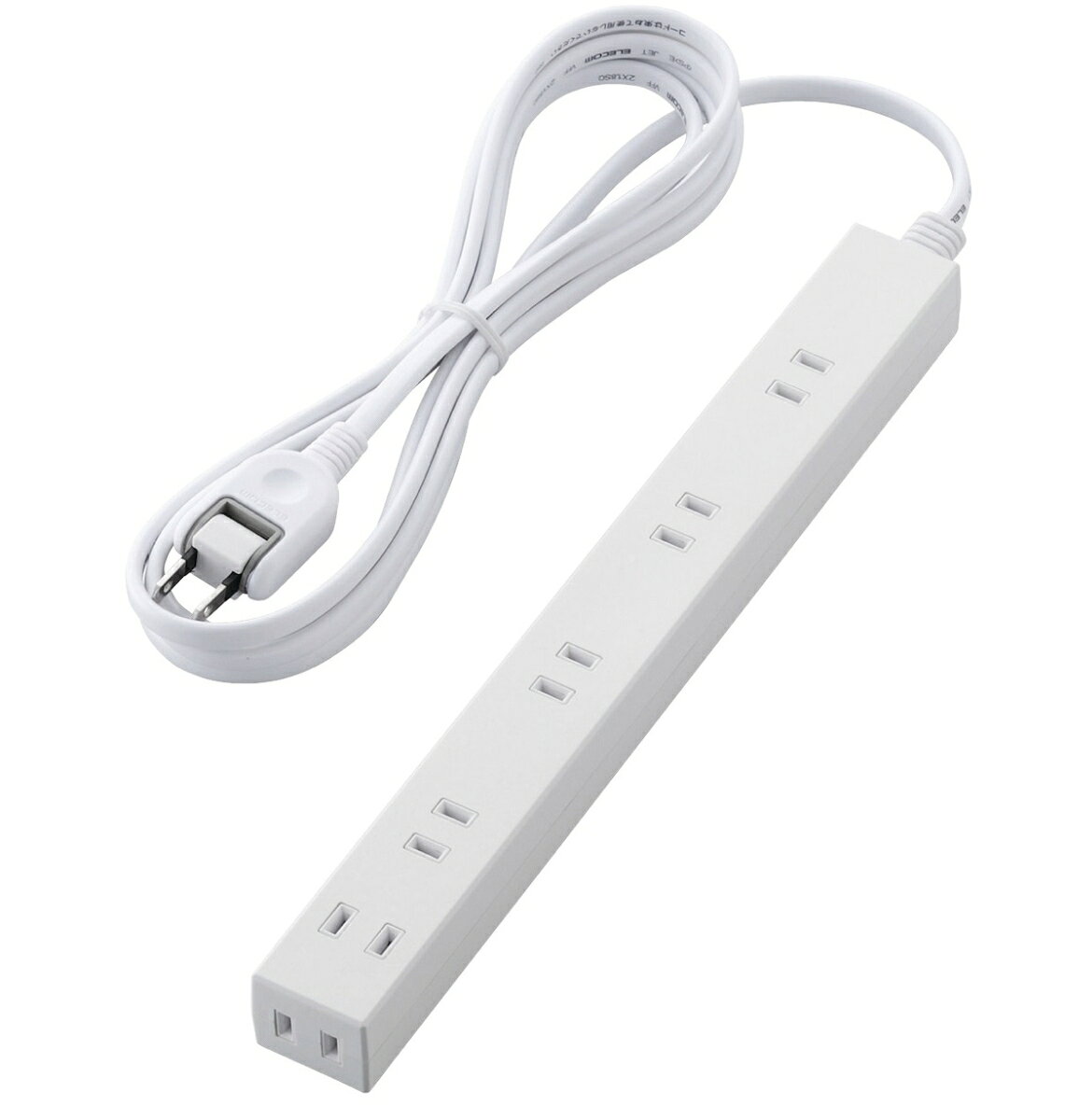 広々タップ/雷ガード/6個口/3.0m/ホワイト