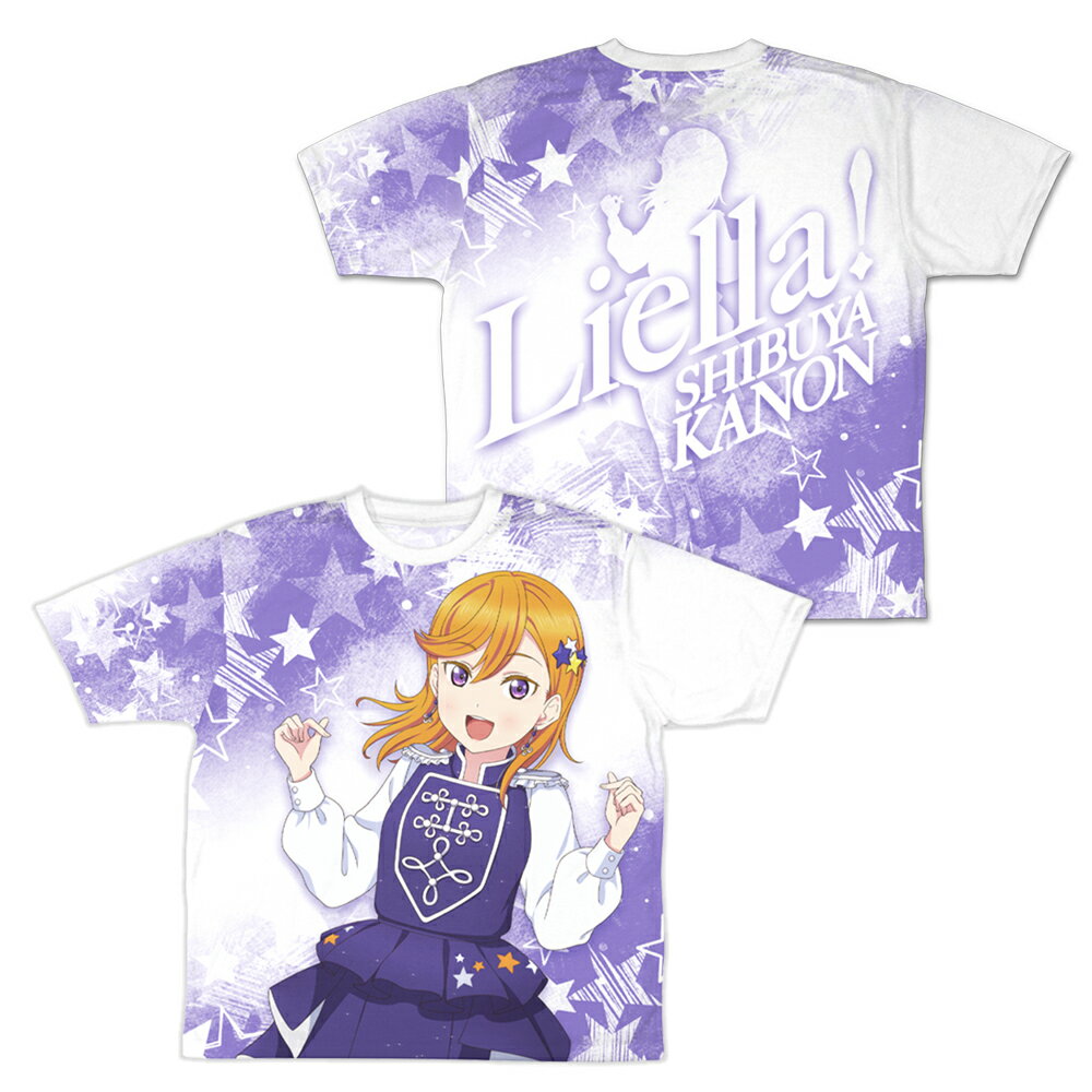 ラブライブ！スーパースター!! 澁谷かのん 両面フルグラフィックTシャツ『Sing!Shine!Smile!』Ver./XL