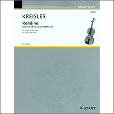 【輸入楽譜】クライスラー, Fritz: ベートーヴェンの主題によるロンディーノ