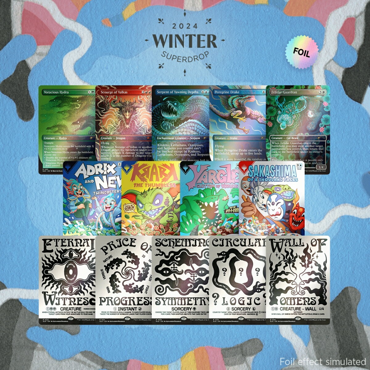 マジック：ザ・ギャザリング Secret Lair Winter Superdrop 2024 Beastly Breakfast Omens Bundle Foil Edition 【クレジットカード決済限定】