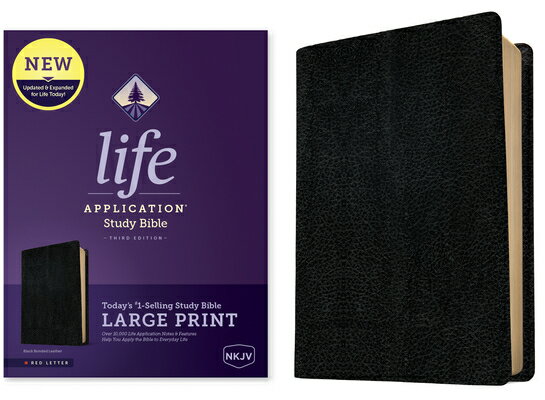 ŷ֥å㤨NKJV Life Application Study Bible, Third Edition, Large Print (Bonded Leather, Black, Red Letter NKJV LIFE APPLICATION STUDY BI [ Tyndale ]פβǤʤ13,464ߤˤʤޤ