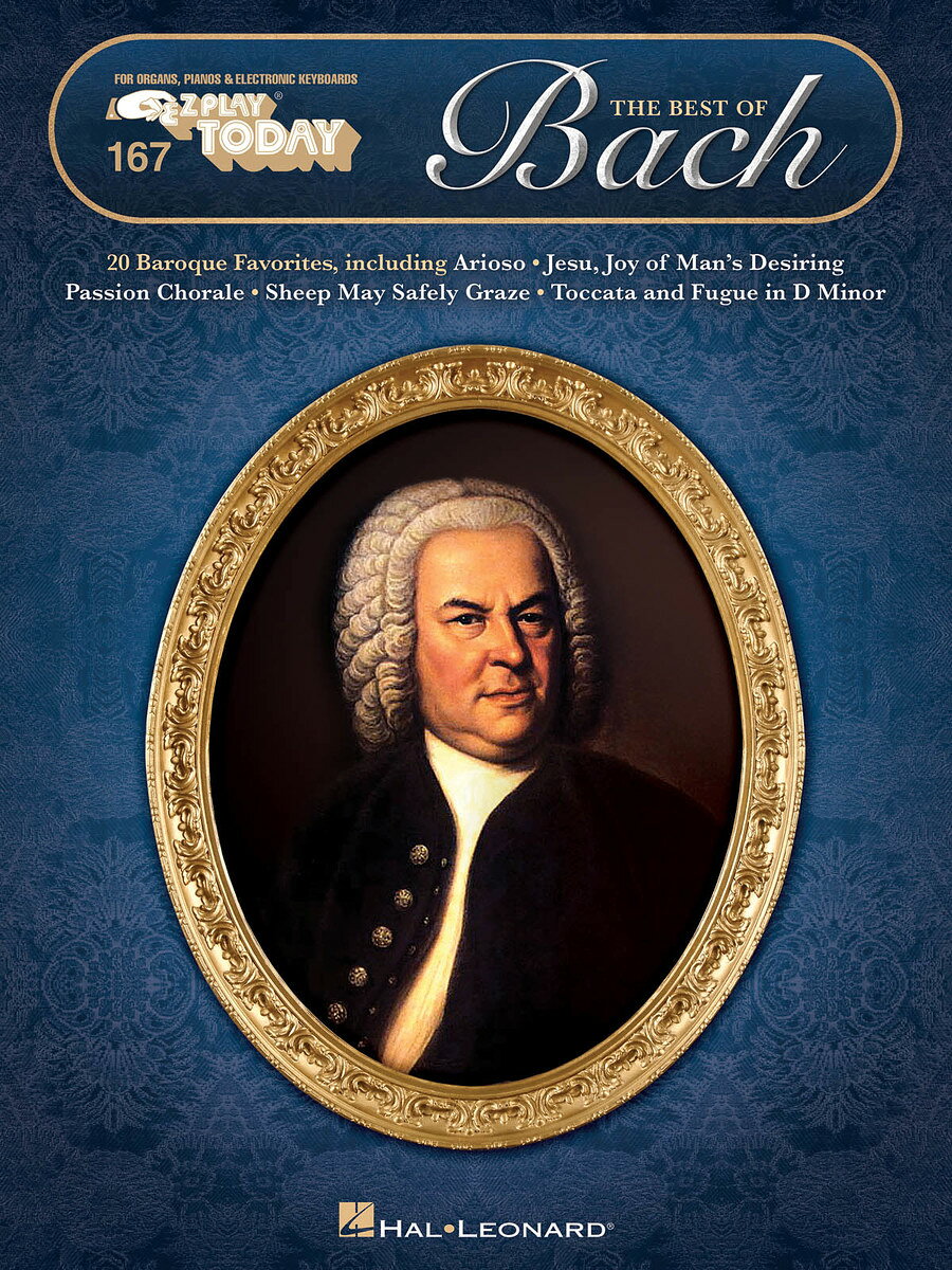 【輸入楽譜】バッハ, Johann Sebastian: イージー・プレイ・トゥデイ 第167巻: ザ・ベスト・オブ・バッハ