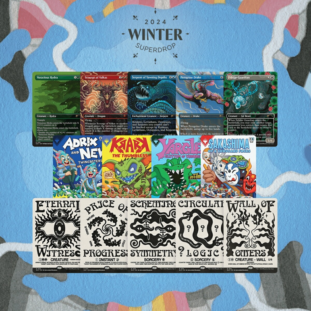 マジック：ザ・ギャザリング Secret Lair Winter Superdrop 2024 Beastly Breakfast Omens Bundle Non-Foil Edition 【クレジットカード決済限定】