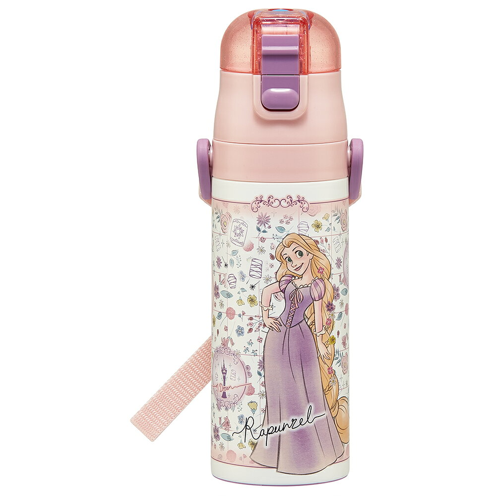【商品詳細】ワンプッシュオープンで、飲みたい時に"サッ"と飲めるステンレスボトル☆

ネームプレート付きのショルダーベルト。
真空二層構造なので、保冷効果が長持ち♪

※火傷の恐れがありますので熱い飲み物を入れないでください。


・ワンプッシュで簡単オープン
・誤作動でキャップの開閉を防ぐロック機能付き
・ダイレクトでそのまま飲めるキャップユニット
・飲む時にキャップの戻りを防ぐロック設計
・氷が入れやすい広口タイプ


【商品サイズ】
約　直径68mm×高さ230mm
容量：470ml

【品質表示】
内びん、口がね：ステンレス鋼
胴部：ステンレス鋼（アクリル塗装）
キャップ：飽和ポリエステル（PET樹脂）
フタ：ポリプロピレン
パッキン：シリコーン
底板：エラストマー樹脂

保冷効力：8度以下（6時間）

※電子レンジ、食洗機、乾燥機には使用しないでください。【商品サイズ (cm)】(幅×高さ×奥行）：6.8×2.3×6.8