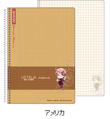 ヘタリア スパイラルノート（B6サイズ）／アメリカ