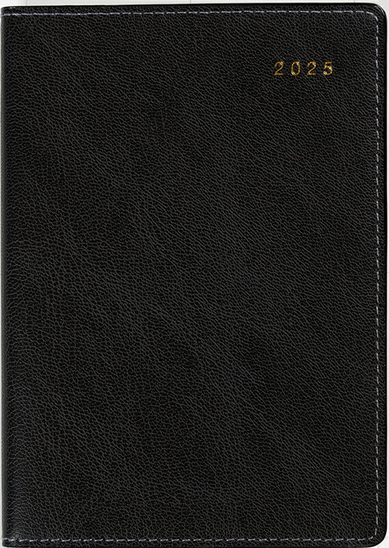 2025年 手帳 1月始まり No.211 リシェル(R) 1 [スレートブラック]高橋書店 A6判 ウィークリー