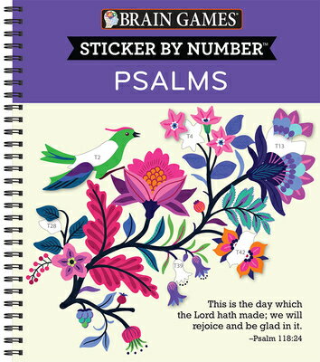 Brain Games - Sticker by Number: Psalms BRAIN GAMES - STICKER BY NUMBE （Brain Games - Sticker by Number） 