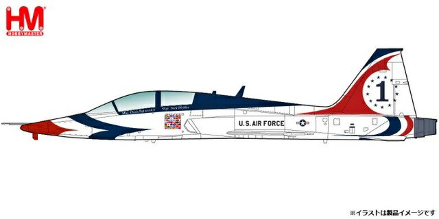 ホビーマスター 1/72 T-38 “Thunderbirds” No.1 plane, USAF, 1970s 【HA5415】 (ミニカー)