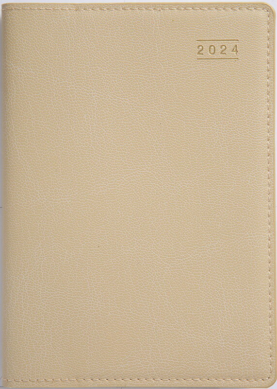 2024年 手帳 1月始まり No.213 リシェル(R) 3 [カフェアンドミルク]高橋書店 A6判 ウィークリー