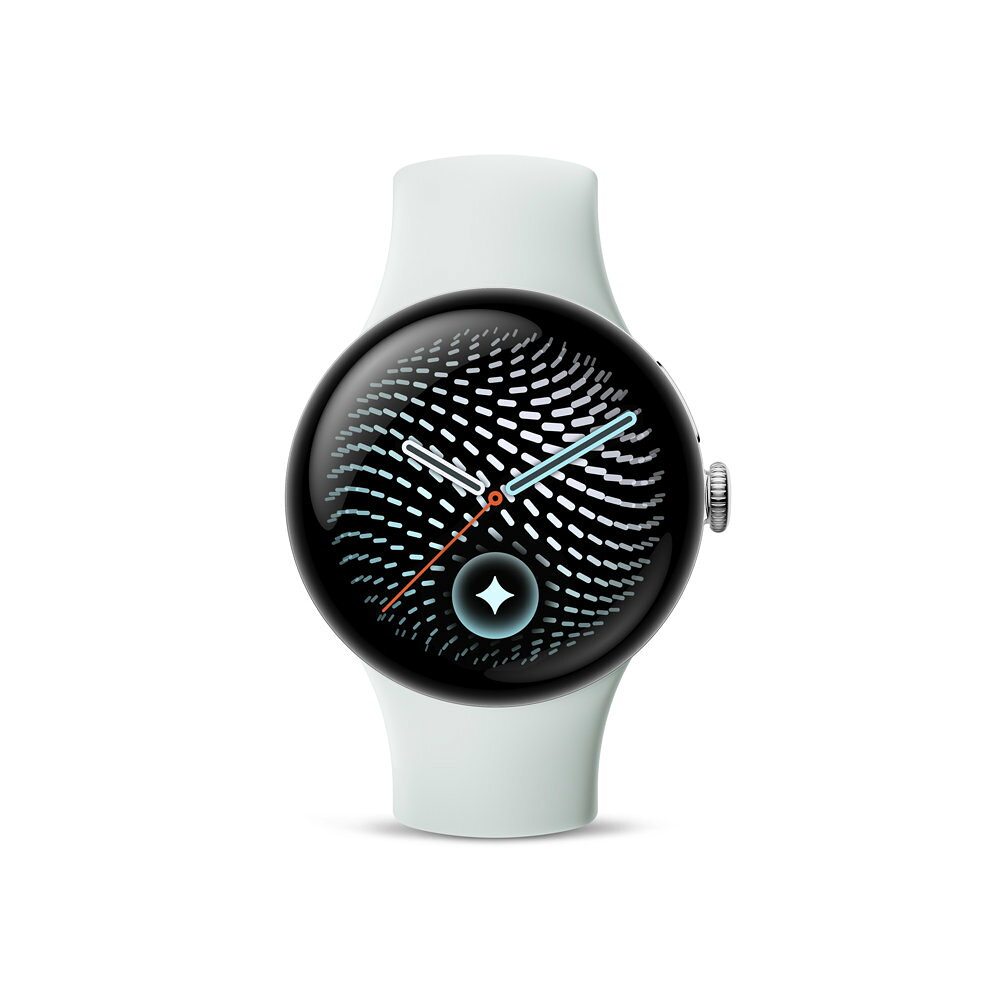 Google Pixel Watch 5（41 mm） Polished Silver アルミケース / Fog アクティブ バンド（第 2 世代） Wi-Fi 商品画像3