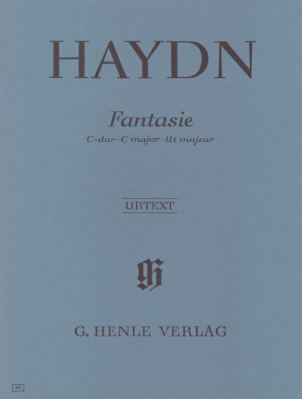 【輸入楽譜】ハイドン, Franz Joseph: 幻想曲 ハ長調 Hob.XVII/4/原典版/Gerlach編/Theopold運指