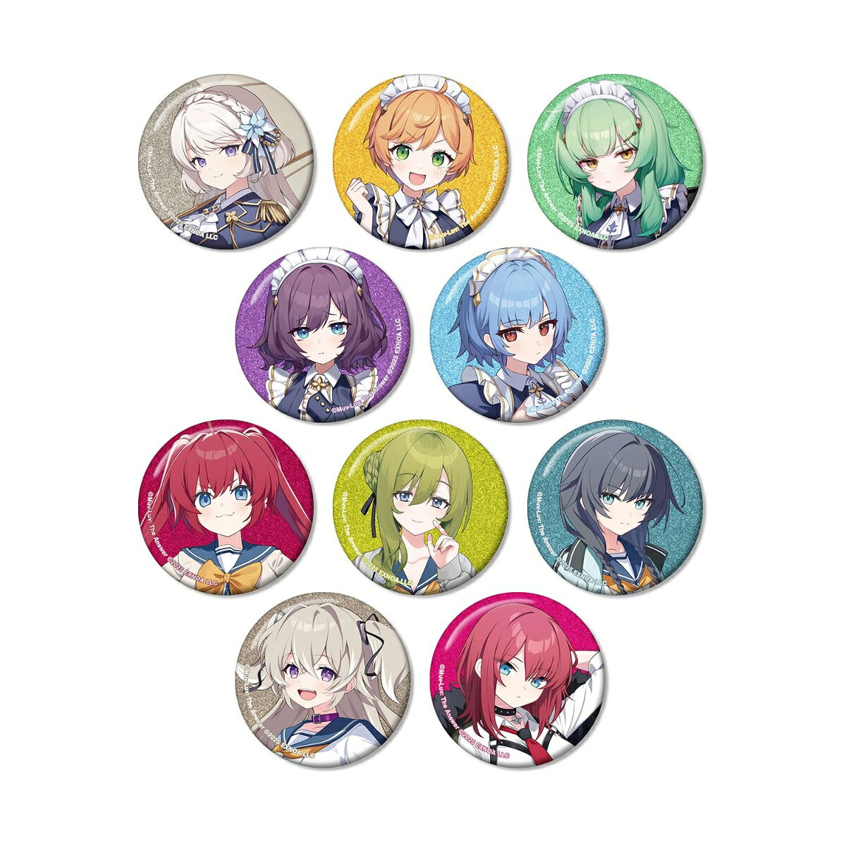マブラヴ ガールズガーデントレーディンググリッター缶バッジ vol.3(BOX＝10個入)