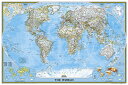 National Geographic World Wall Map - Classic - Laminated (Poster Size: 36 X 24 I...