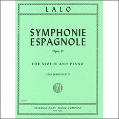 【輸入楽譜】ラロ, Edouard: バイオリン協奏曲 第2番 ニ短調 Op.21 「スペイン交響曲」/フランチェスカッティ編