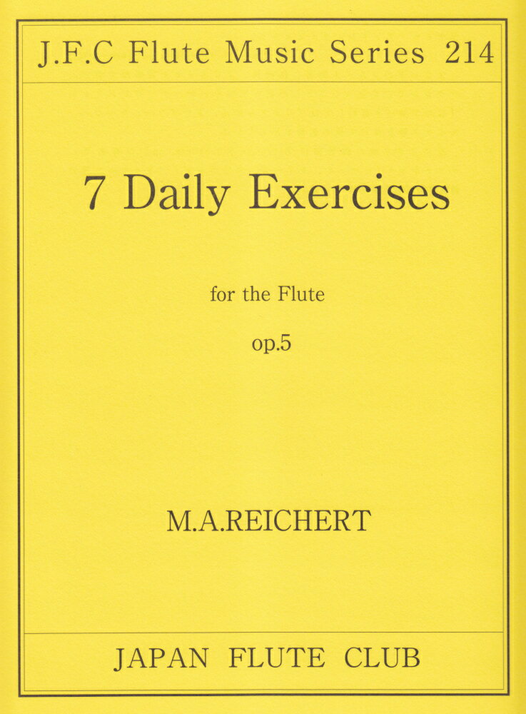 名曲シリーズ（214）　ライフェルト作曲／毎日の練習　Op．5