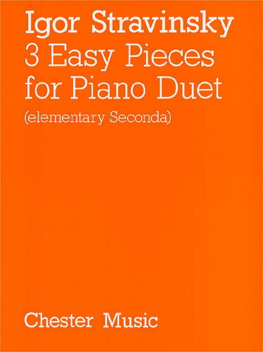 【輸入楽譜】ストラヴィンスキー, Igor: 3つのやさしい小品