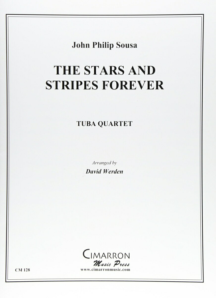 【輸入楽譜】スーザ, John Philip: 行進曲「星条旗よ永遠なれ」(2Euph,2Tu)/Werden編曲