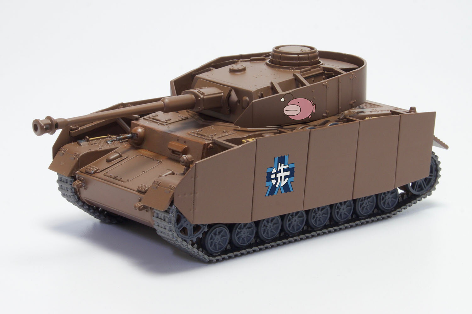 『ガールズ&パンツァー 最終章』 1/56 おてごろ模型戦車道 IV号戦車H型(D型改)あんこうチーム 【GP56-1】 (プラモデル)