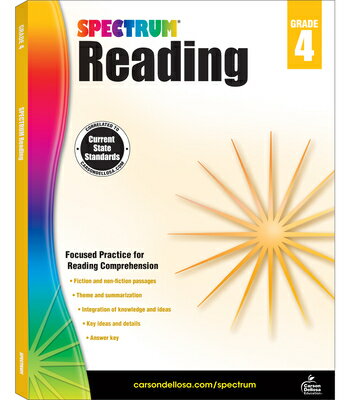 Spectrum Reading Workbook, Grade 4: Volume 23 SPECTRUM READING WORKBK GRD 4 （Spectrum） 