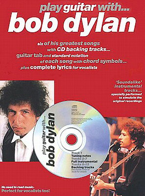Play guitar or sing along with the CD backing tracks in this superb publication. Full guitar transcriptions of six of Bob Dylan's classic songs, in full guitar tablature with vocal lines and lyrics, including: Cold Irons Bound * Everything Is Broken * I Want You * Like a Rolling Stone * Stuck Inside of Mobile with the Memphis Blues Again* Tombstone Blues. Accompanying CD includes two backing tracks for each song: one with guitar and one without guitar. Hear how the song should sound, sing along with a full backing track, or play guitar and sing along.