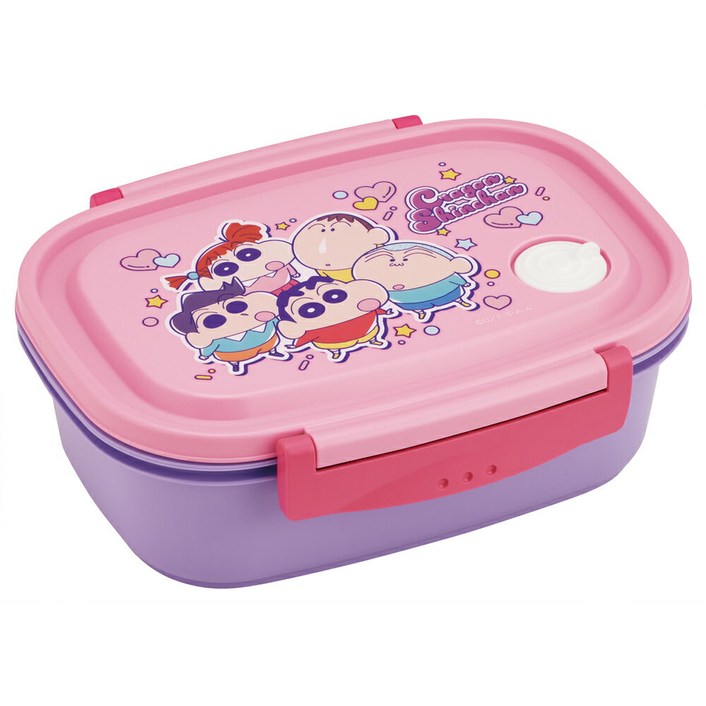 クレヨンしんちゃん 25　フタしたままレンジ冷凍出来る ラク軽お弁当箱(L) 1段 720ml