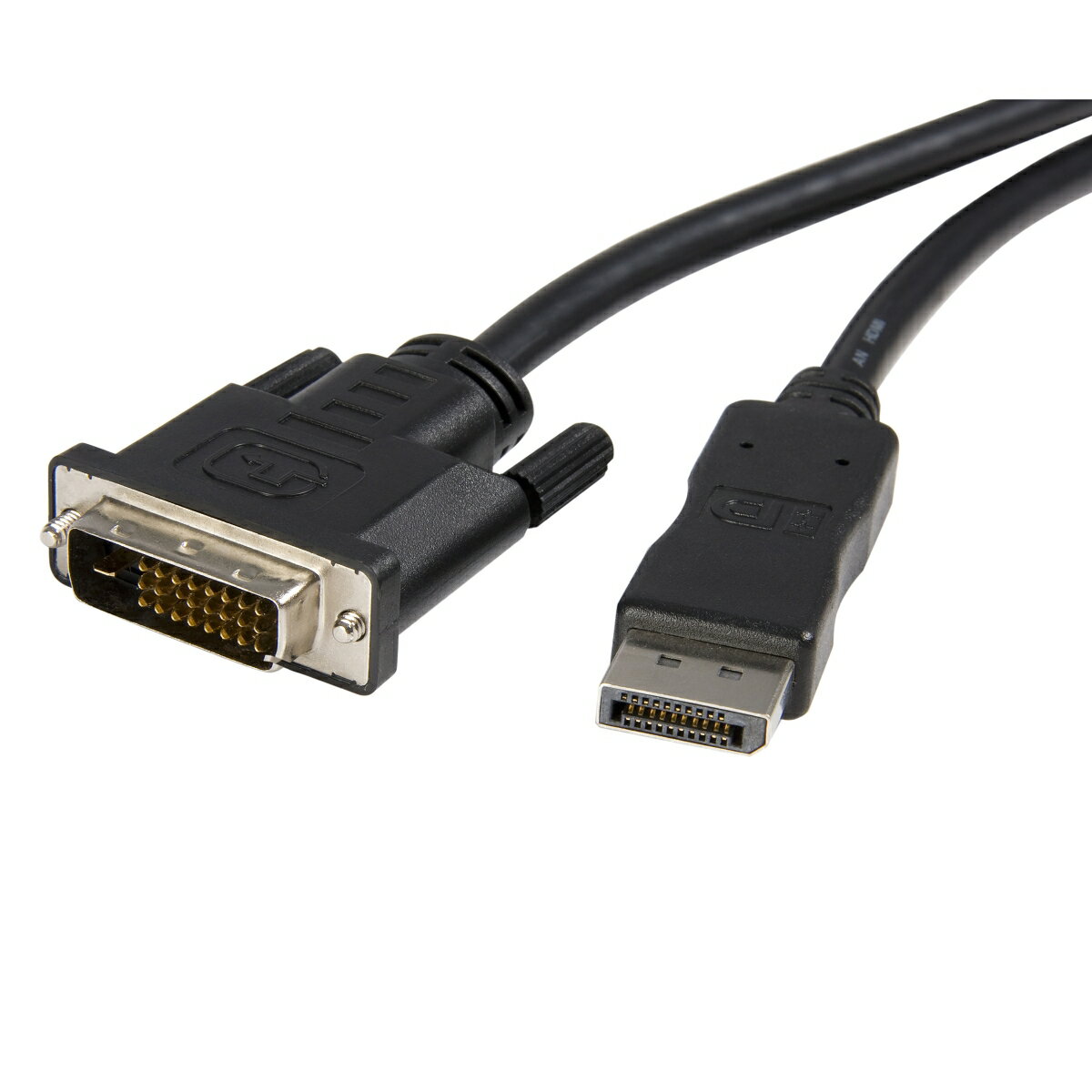 DisplayPortビデオカード／ソースにDVIディスプレイまたはプロジェクターをケーブル一本で接続できるDisplayPort - DVI変換ケーブル。3m の接続距離をカバーする本ケーブルは、オスDVIコネクタとオスDisplayPortコネクタを一本づつ備えています。

このDisplayPort／DVI変換ケーブルは、高データ転送を必要とするビデオ送信に対応しており、モニタ最大解像度1920x1200およびHDTV解像度1080pをサポートします。DVIディスプレイを活かしながら、最先端のDisplayPortビデオソースを使用することができます。

本製品は、DP++（DisplayPort++）ポートを必要とするパッシブアダプタであるため、DVIやHDMI信号もポートを介してパススルーすることができます。 

StarTech.comでは3年間保証と無期限無料技術サポートを提供しています。