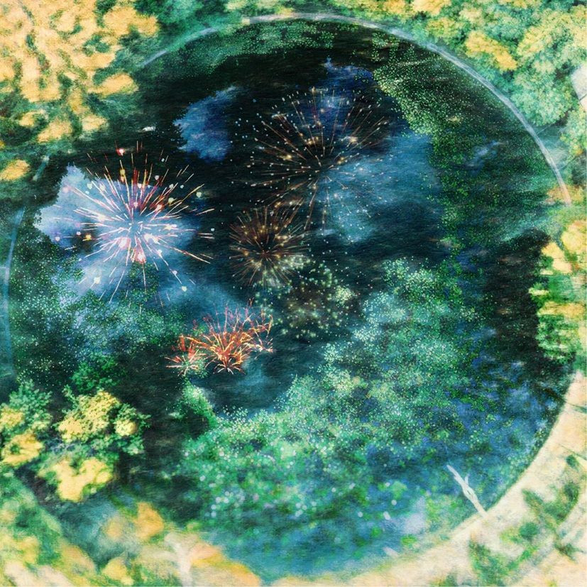 私雨に夏の灯を知る