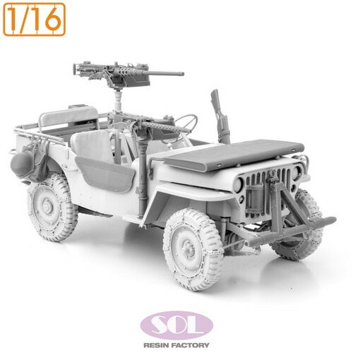 SOL MODEL 1/16 WWII アメリカ 1/4トン汎用トラック ディテールアップセット(タコム用) 【MM1000】 (プラモデル)