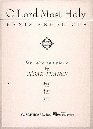 【輸入楽譜】フランク, Cesar: 三声のミサ Op.12より 天使の糧(ラテン語)(へ長調/原調)(低声用)