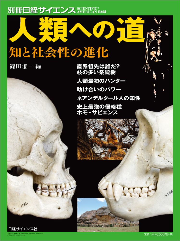 人類への道 知と社会性の進化 （別冊日経サイエンス） [ 篠田謙一 ]
