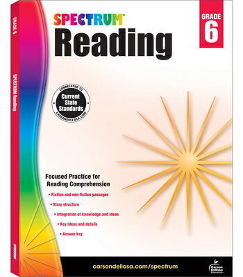 Spectrum Reading Workbook, Grade 6: Volume 25 SPECTRUM READING WORKBK GRD 6 （Spectrum） 