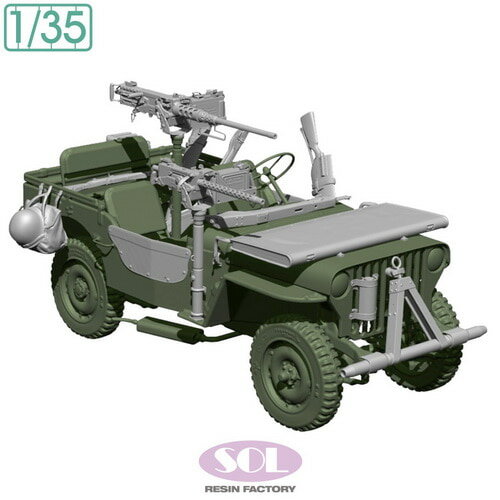 SOL MODEL 1/35 WWII アメリカ 1/4トン汎用トラック ディテールアップセット 【MM1002】 (プラモデル)
