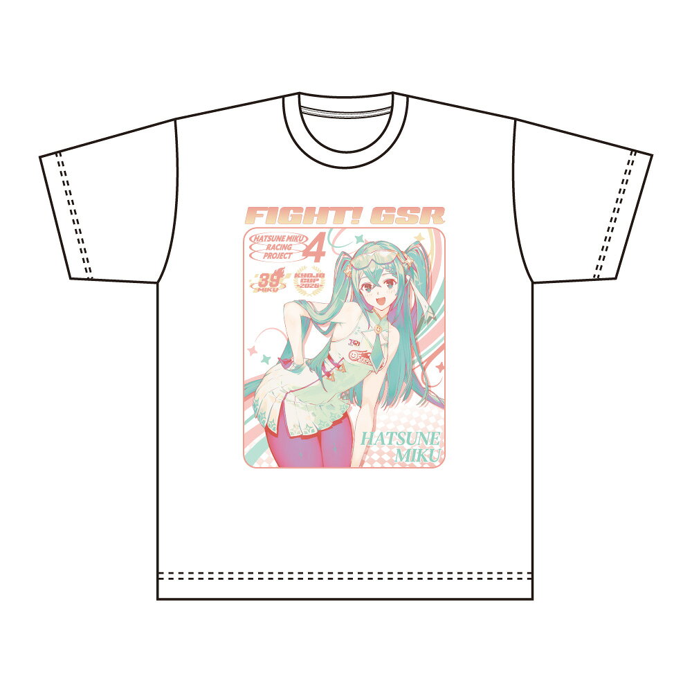 初音ミク レーシングプロジェクト レーシングミク KYOJO 2026Ver． Tシャツ（Mサイズ）